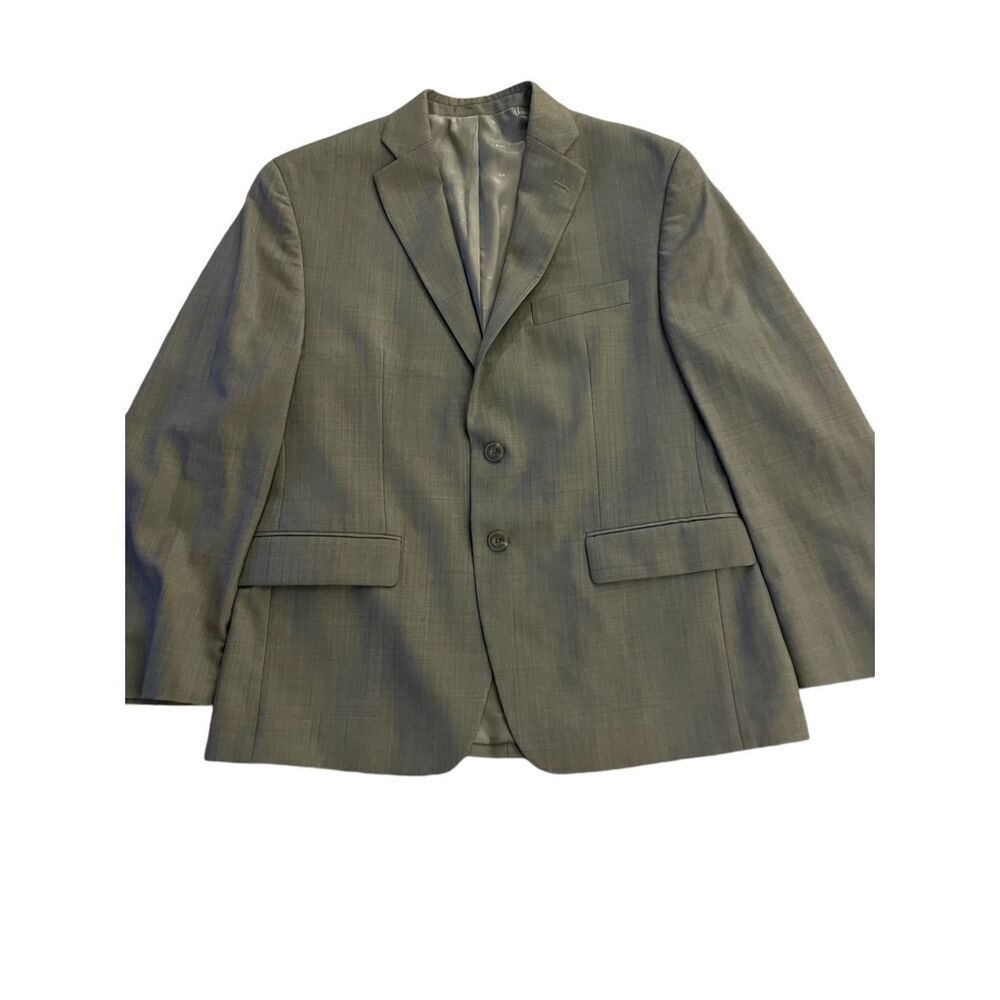 Michael Kors Blazer 40S Gray Sport Coat Wool Blend Button Jacket